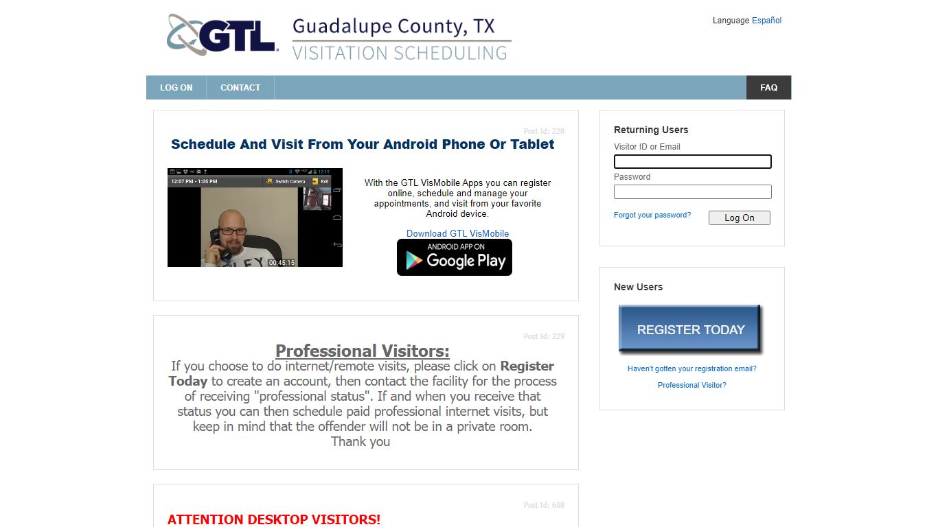 ViaPath Visitor Web 8.0 - GTLVisitMe